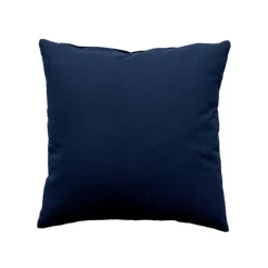 Coussin déhoussable uni en coton