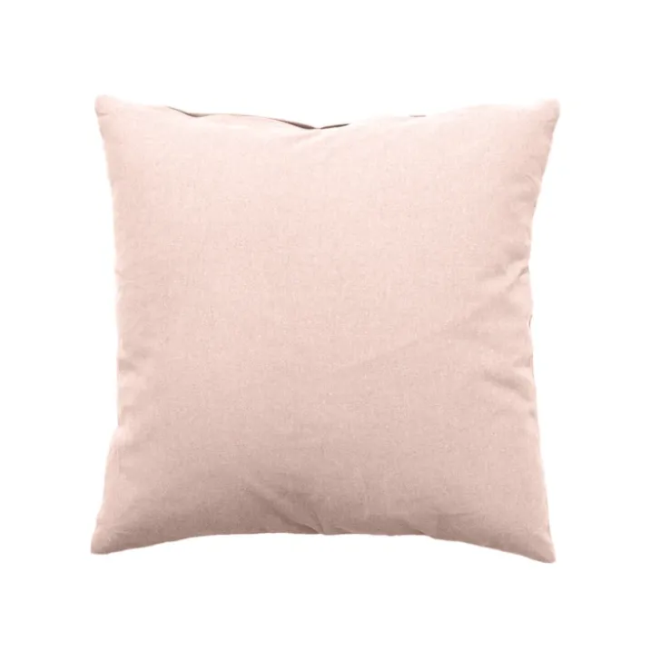 Coussin déhoussable uni en coton