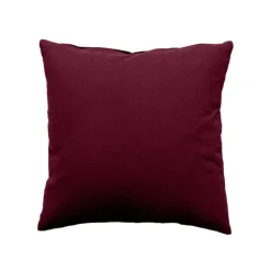 Coussin déhoussable uni en coton