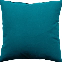 Coussin déhoussable uni en coton