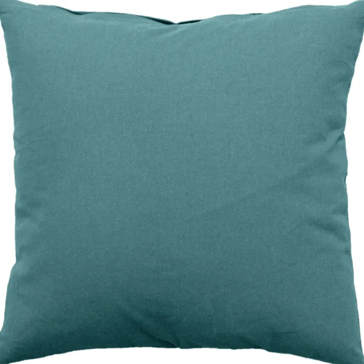 Coussin déhoussable uni en coton