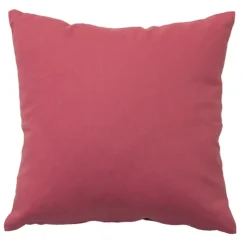 Coussin déhoussable uni en coton