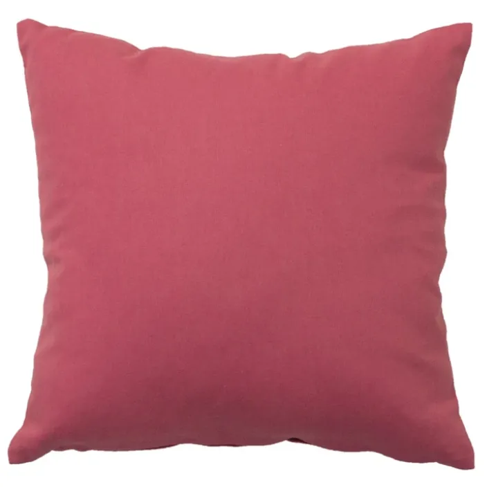 Coussin déhoussable uni en coton