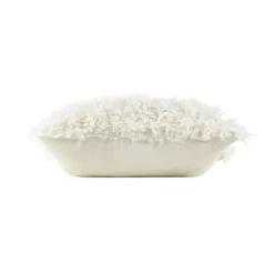 Coussin doux en imitation fourrure avec housse amovible