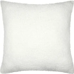 Coussin effet bouclette avec motif flocon