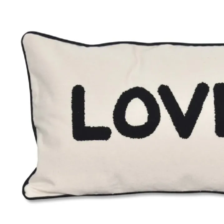 Coussin en toile Love