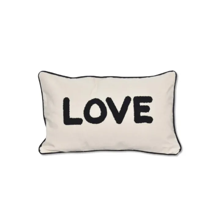 Coussin en toile Love