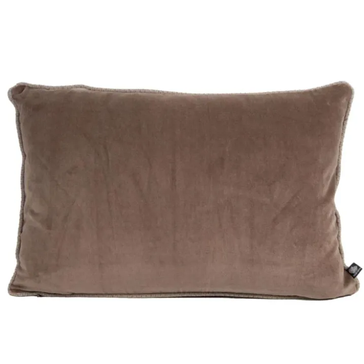 Coussin en velours réversible