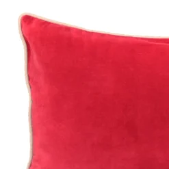 Coussin en velours réversible