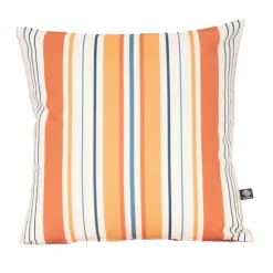 Coussin extérieur rayé