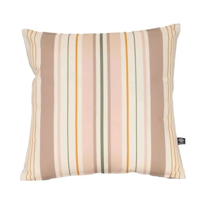 Coussin extérieur rayé