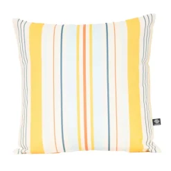Coussin extérieur rayé