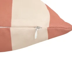 Coussin extérieur rayé