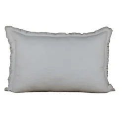 Coussin à franges en coton