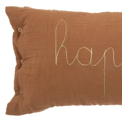 Coussin gaze de coton avec mot doux