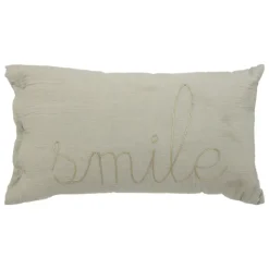 Coussin gaze de coton avec mot doux