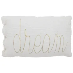 Coussin gaze de coton avec mot doux