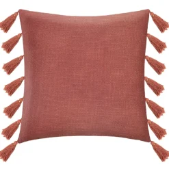 Coussin gypsy avec pompons