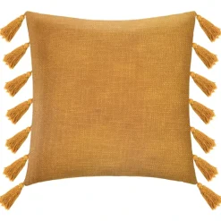 Coussin gypsy avec pompons