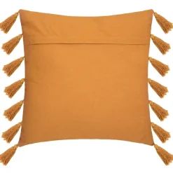 Coussin gypsy avec pompons