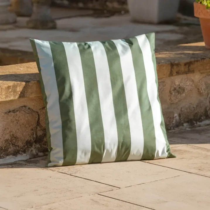 Coussin imperméable déhoussable à rayures ARCACHON