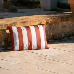 Coussin imperméable déhoussable à rayures ARCACHON