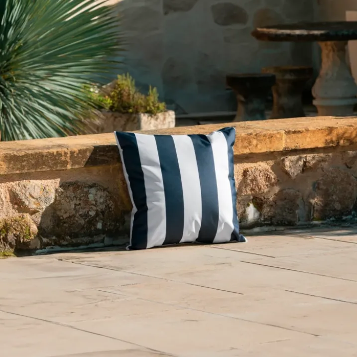 Coussin imperméable déhoussable à rayures ARCACHON