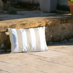 Coussin imperméable déhoussable à rayures ARCACHON
