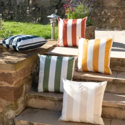 Coussin imperméable déhoussable à rayures ARCACHON