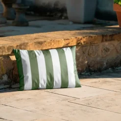 Coussin imperméable déhoussable à rayures ARCACHON