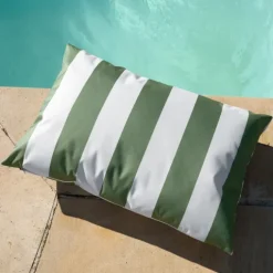 Coussin imperméable déhoussable à rayures ARCACHON
