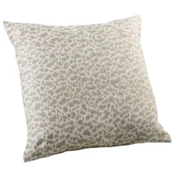 Coussin jacquard abstrait texturé style naturel