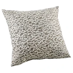 Coussin jacquard abstrait texturé style naturel