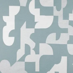 Coussin jacquard géométrique texturé rétro