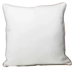 Coussin lin et coton bourdon