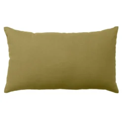 Coussin non déhoussable en coton uni
