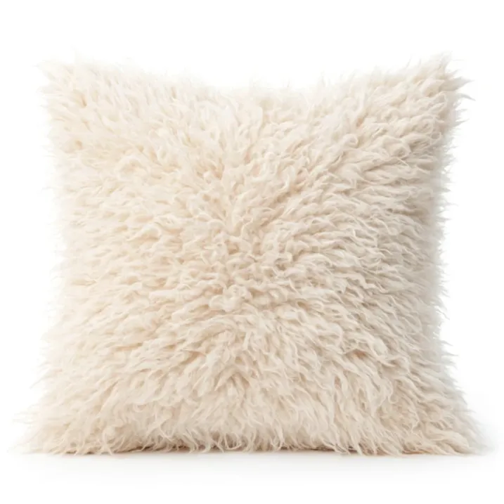 Coussin à poil long ultra doux