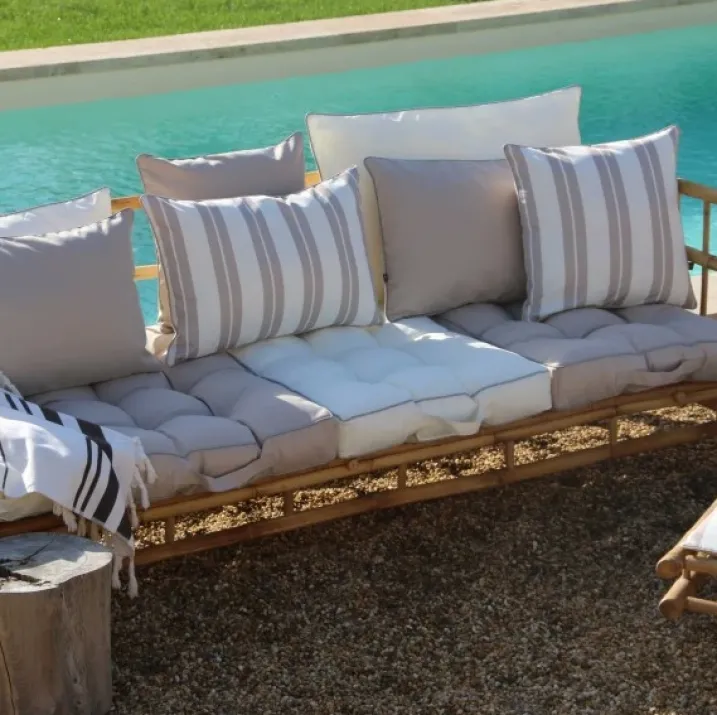 Coussin rectangle uni extérieur