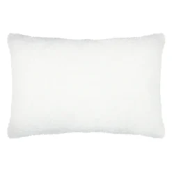 Coussin rectangulaire en bouclette à motif montagne
