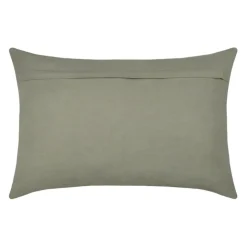 Coussin rectangulaire en coton à motif floral