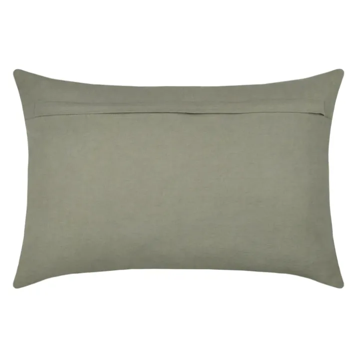 Coussin rectangulaire en coton à motif floral