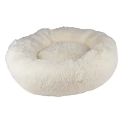 Coussin rond douillet pour chien et chat