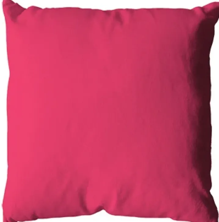 Coussin uni en polyester déhoussable