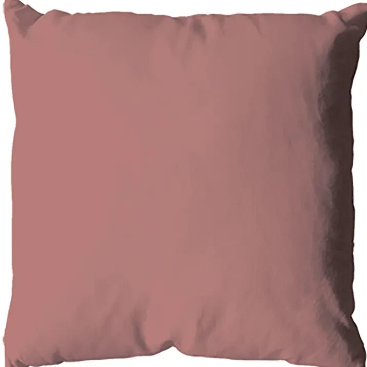 Coussin uni en polyester déhoussable