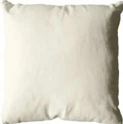 Coussin uni en polyester déhoussable