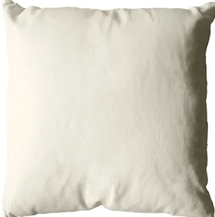 Coussin uni en polyester déhoussable