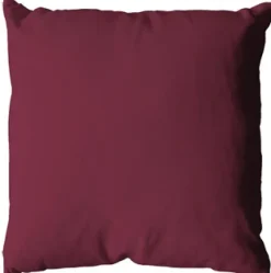 Coussin uni en polyester déhoussable