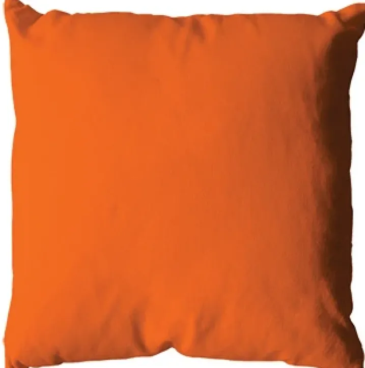 Coussin uni en polyester déhoussable