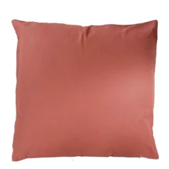 Coussin uni en polyester déhoussable