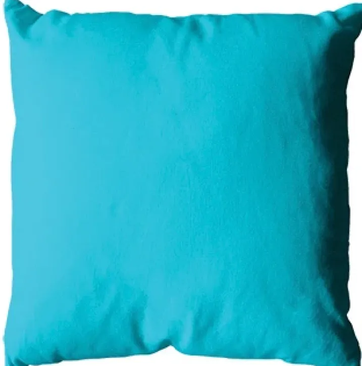 Coussin uni en polyester déhoussable